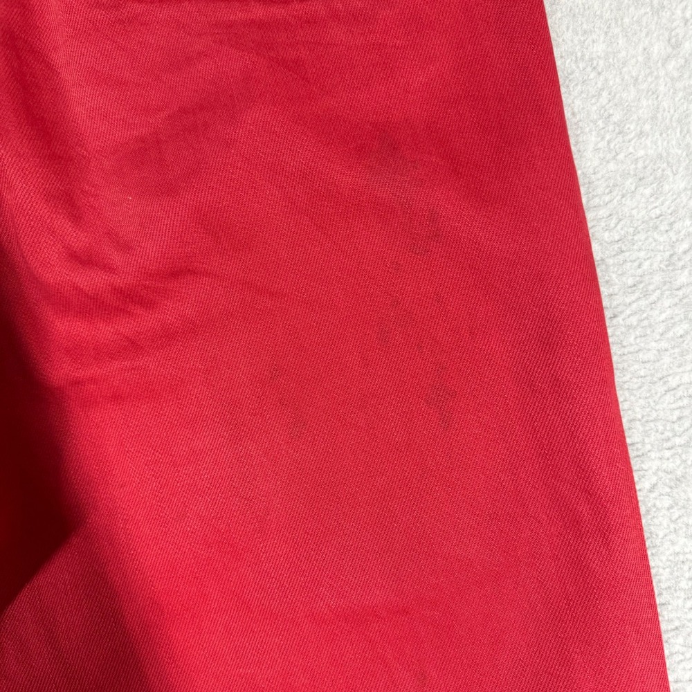Roberto Cavalli Mens Vintage Straight Leg Pants Red Button Fly Size 31x34 Italy - Picture 7 of 14